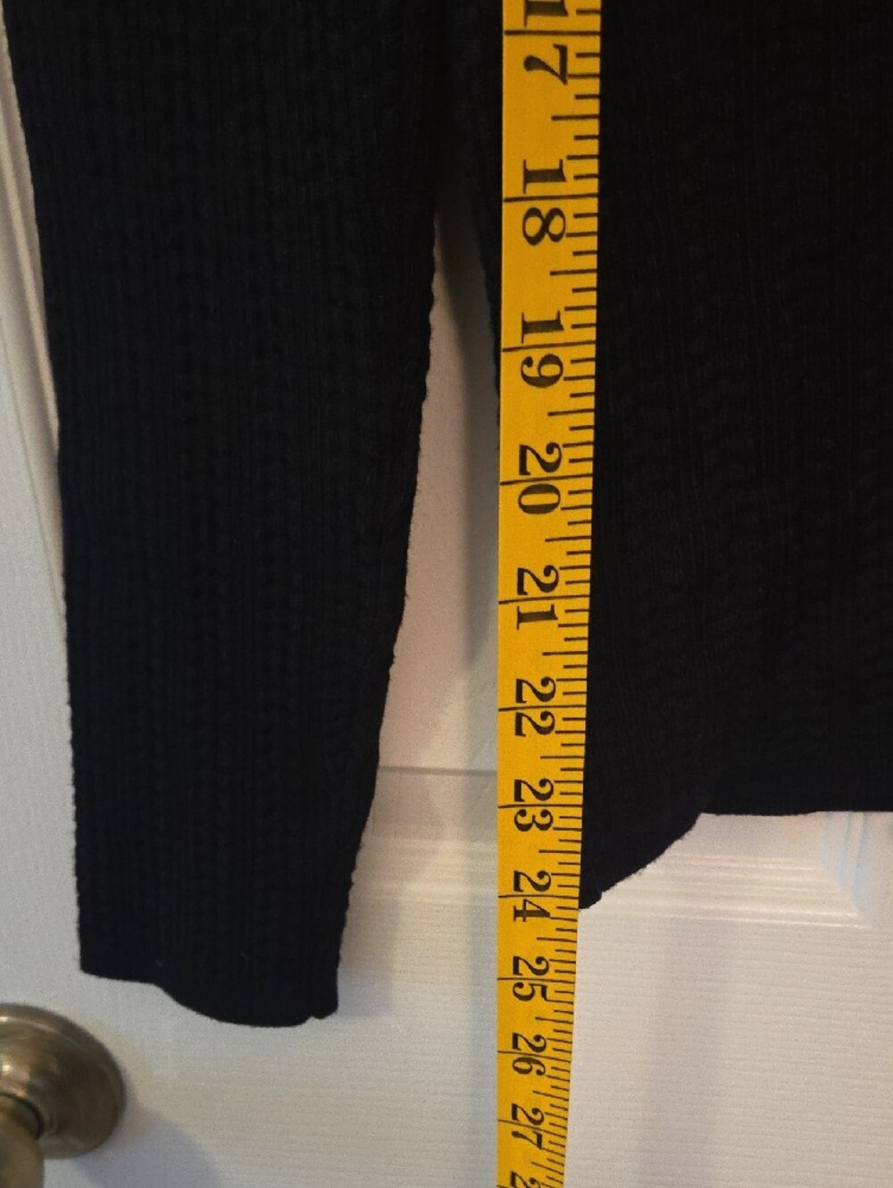 White House Black Market Black Button-Front Knit Cardigan Sweater Size Medium - Picture 5 of 9